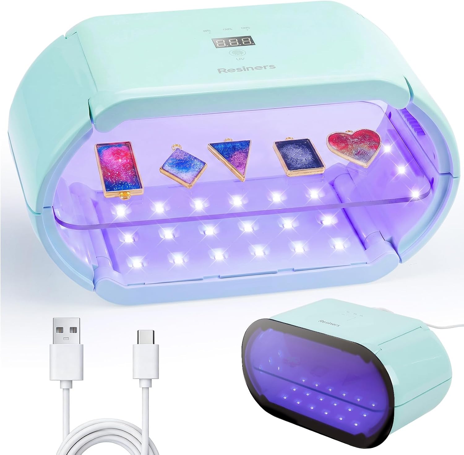 360 degree resin curing lamp: Dual-wavelength UV solution