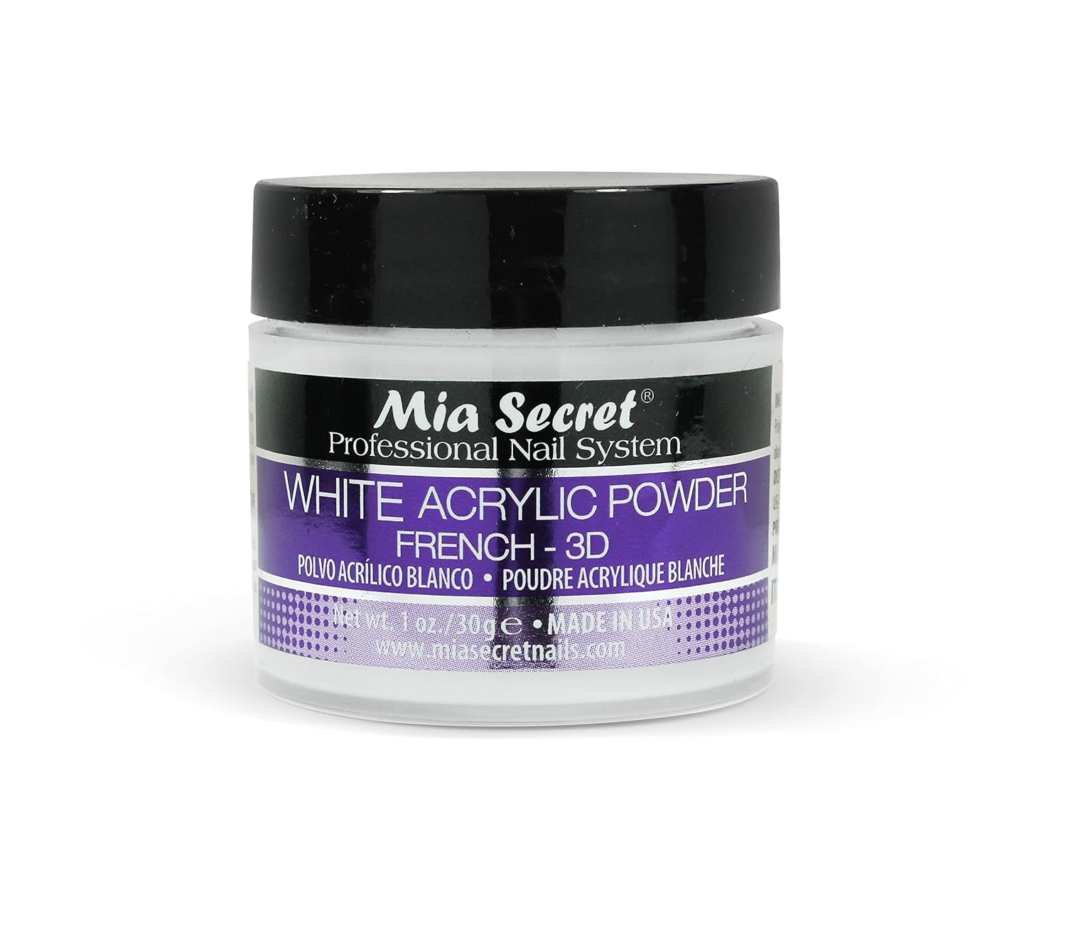 3D White Acrylic Powder for French Manicures & Art