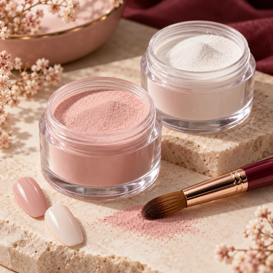 Acrylic and dip powder jars for nail salons
