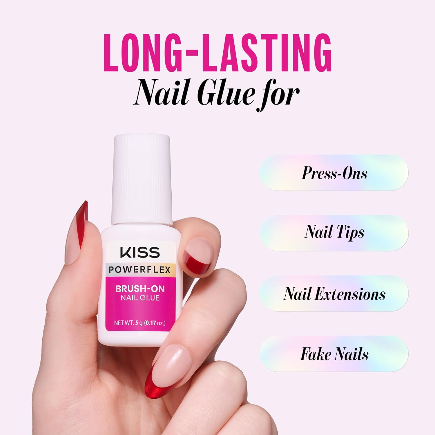 KISS brush-on nail glue bottle - 2