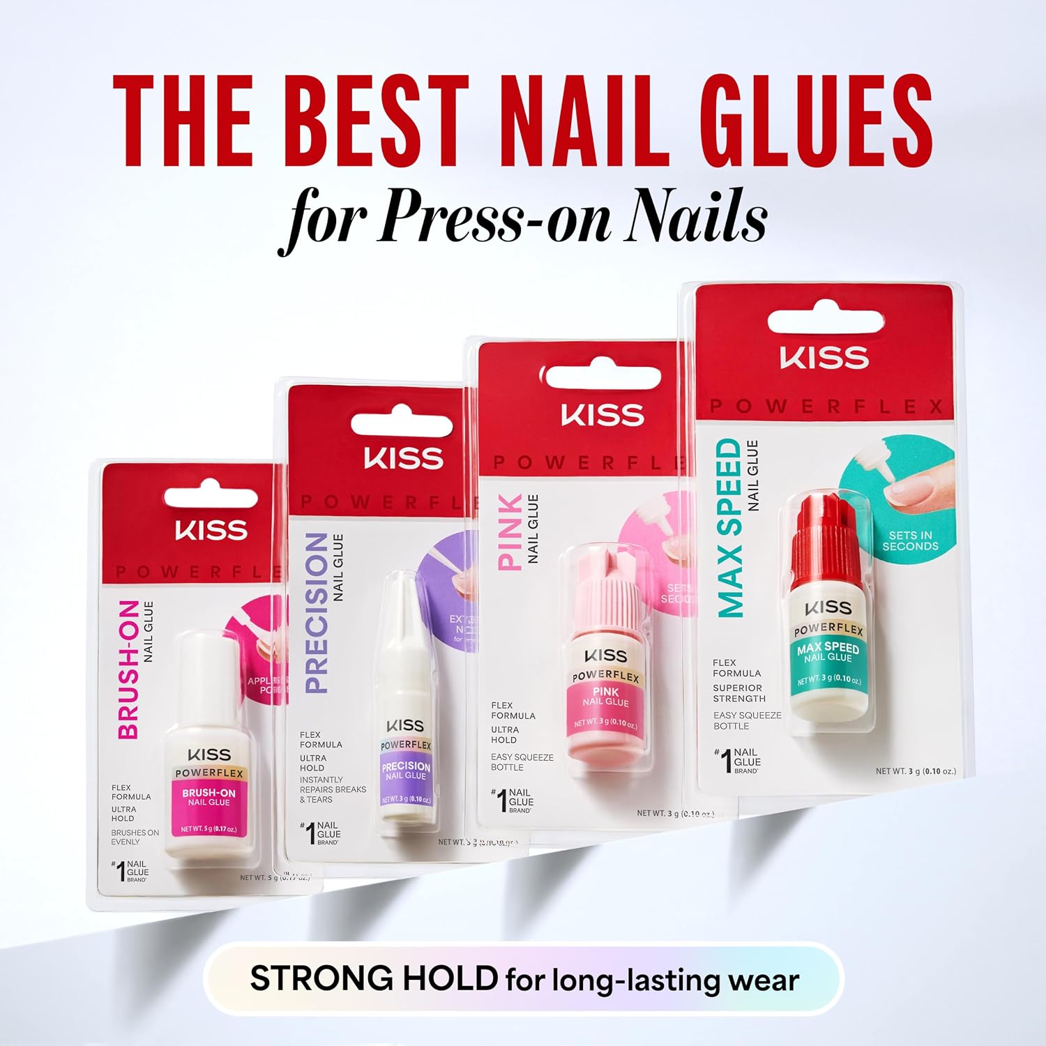 KISS brush-on nail glue bottle - 3
