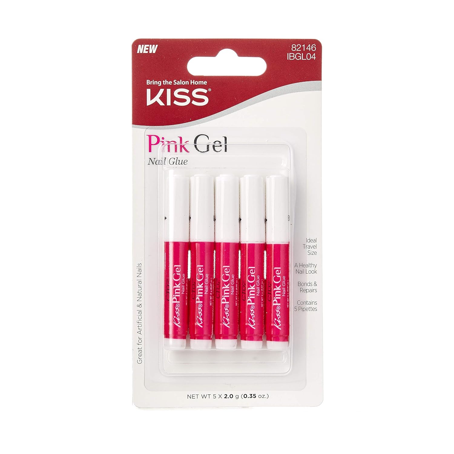 Pink Gel Nail Glue — Long-Lasting Hold for Press-Ons