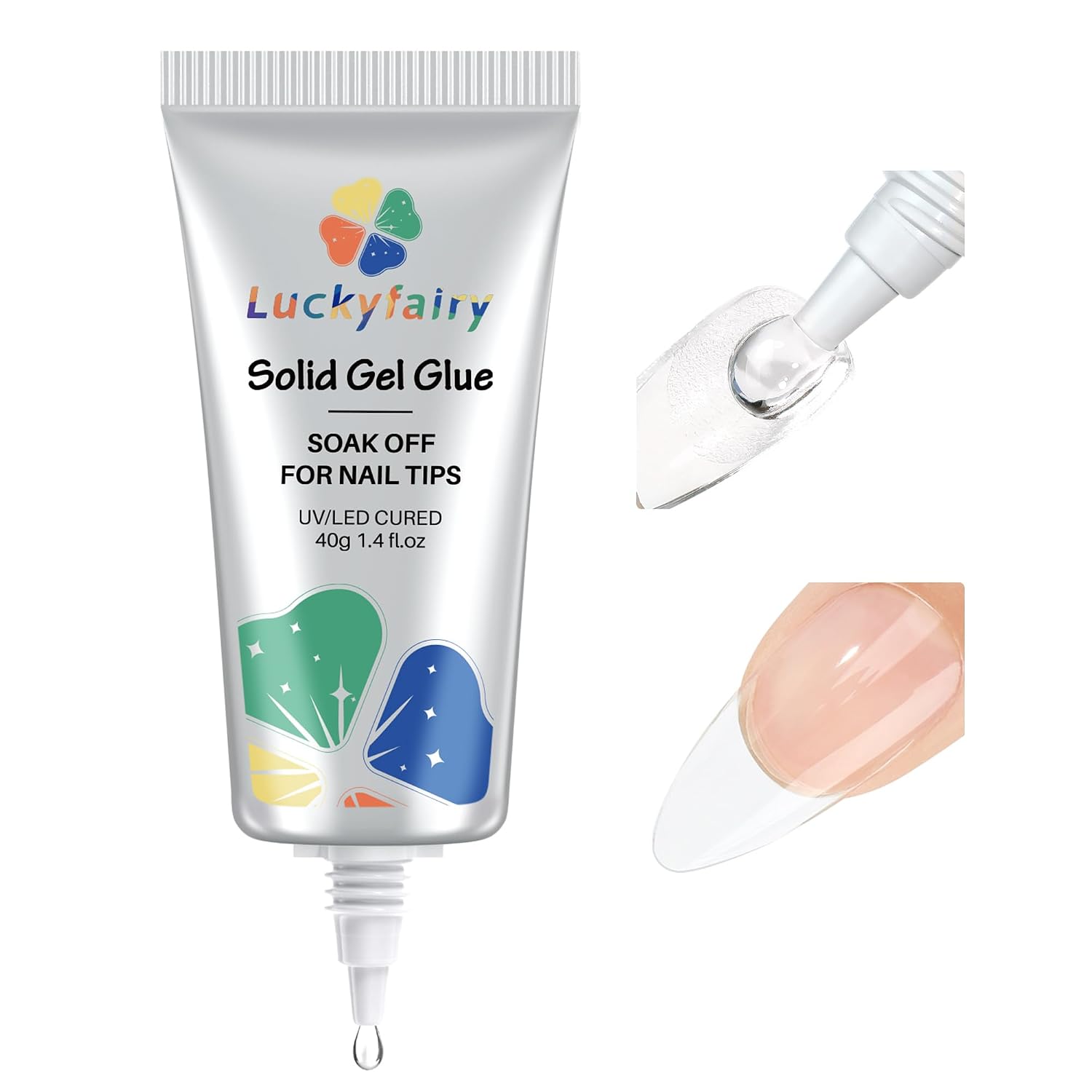 solid gel nail glue — 40ml Strong Hold Application Guide