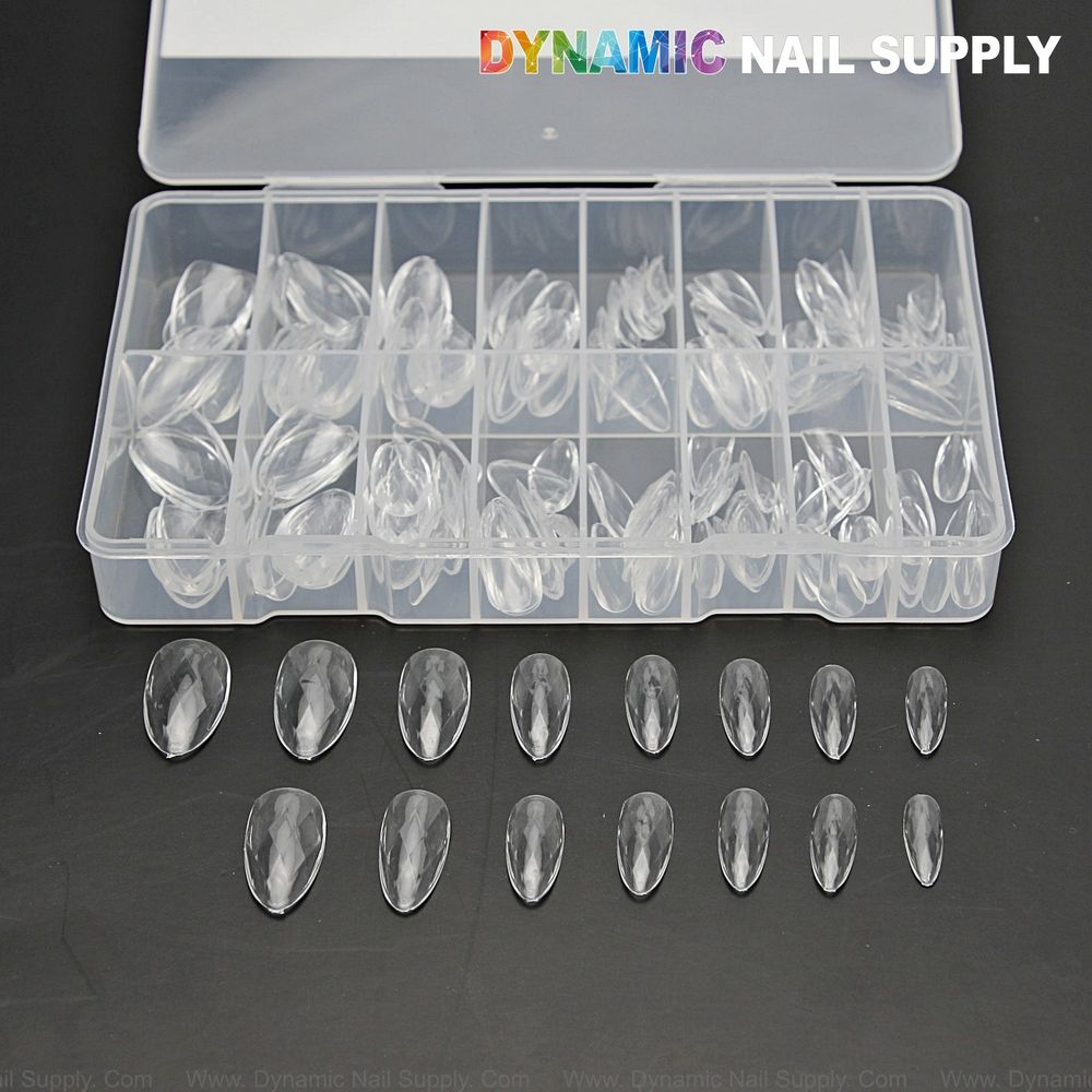 Medium almond 3D diamond tips - 5