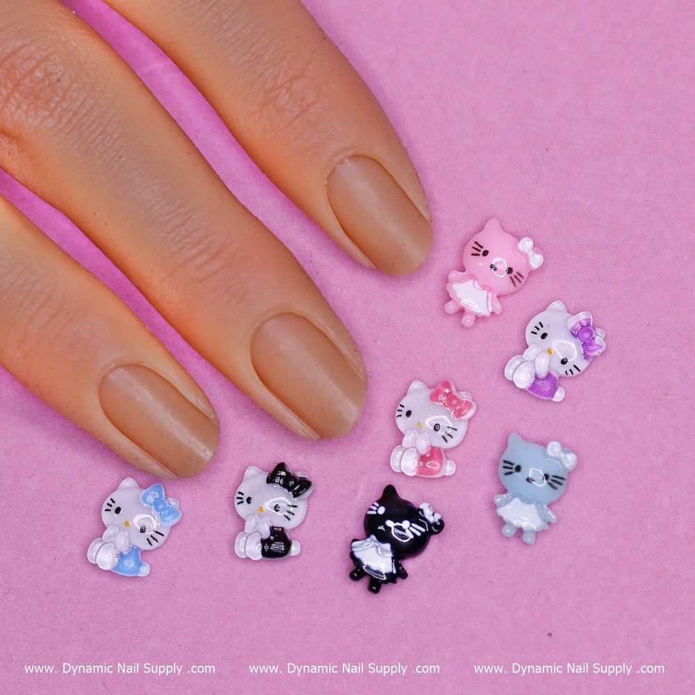 70 Hello Kitty nail charms assortment - 2