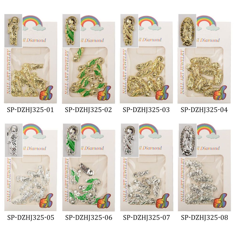 religious nail charms assortment - 2