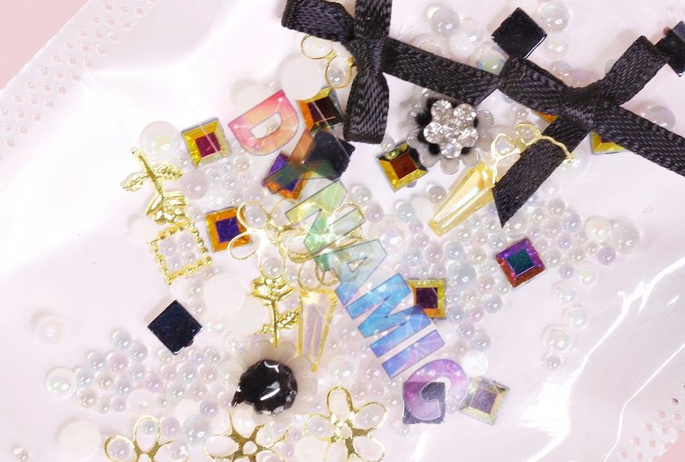 Transform Boring Nails with White Pearl Nail Charms Set